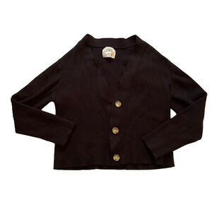 Zara kids size 13-14 years black ribbed cardigan